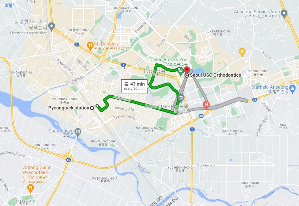 map from pyeongtaek station